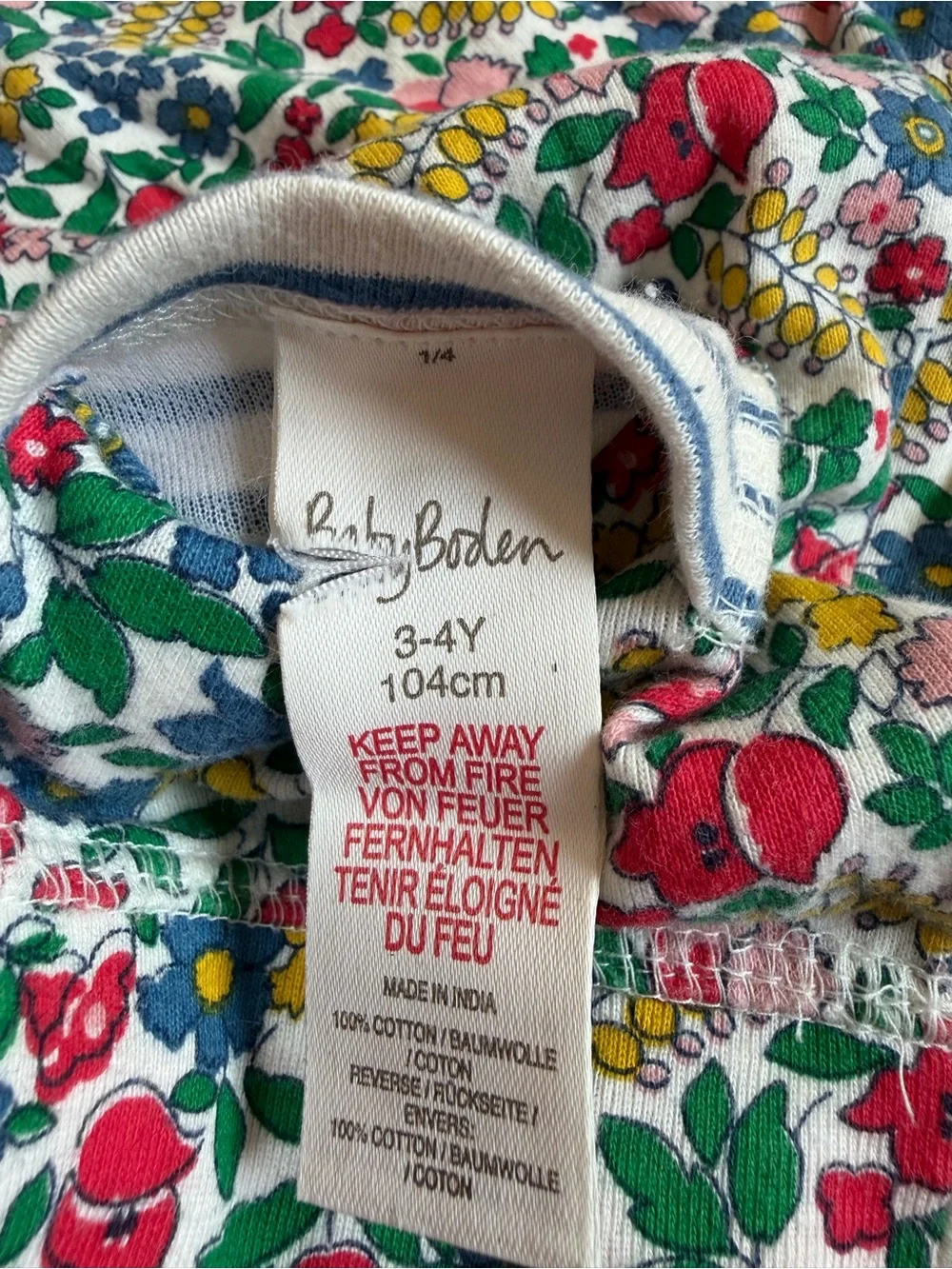 Baby Boden Pink Striped Set with Hedgehog Appliques